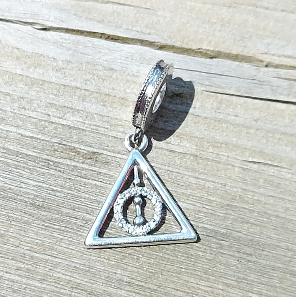 925 Silver Harry Potter Deathly Hallows Charm - Picture 7 of 10